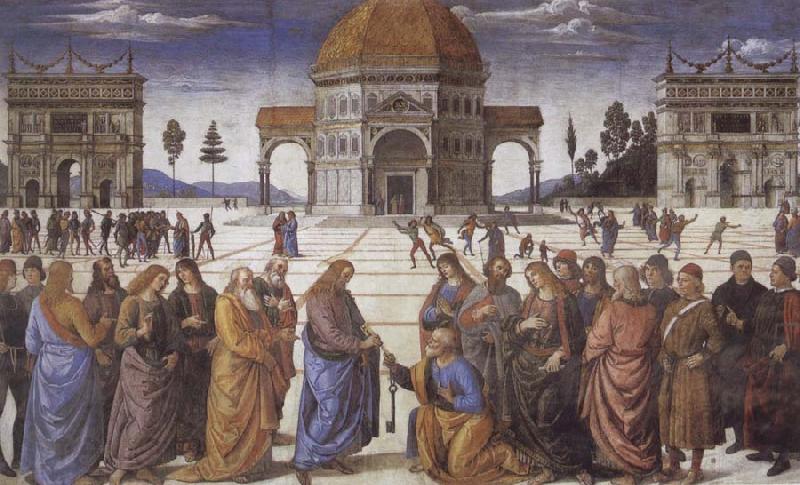 Pietro Perugino Christ giving the Keys to St.Peter